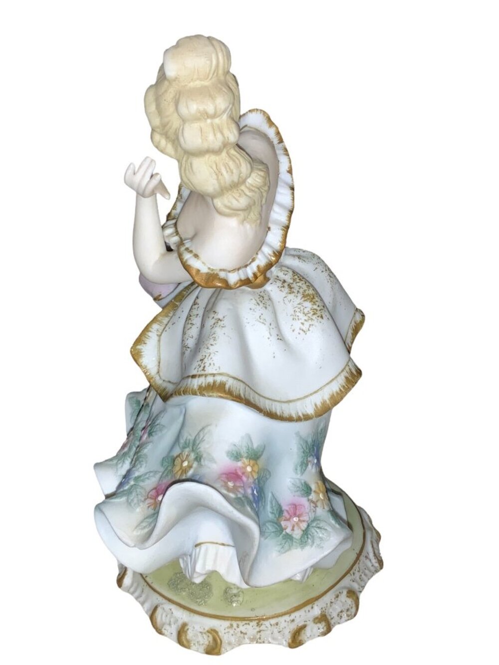 Lefton Porcelain Dancing Victorian Lady Figurine KW2077B Vintage - Picture 6 of 8